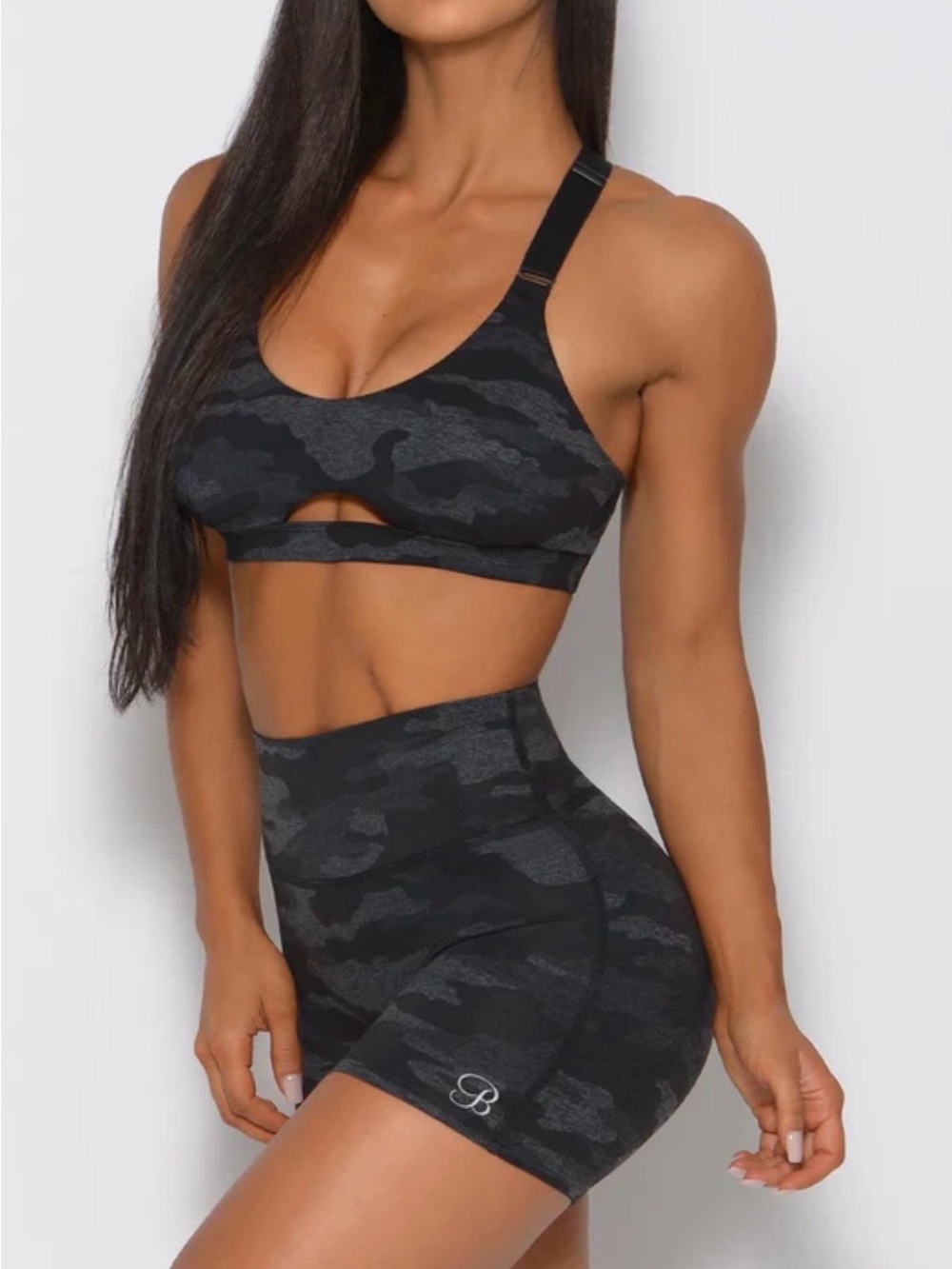 Bombshell Sportswear Fit Camo Shorts - S